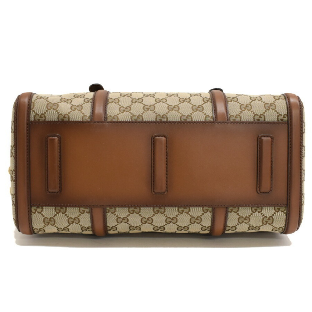 Gucci Boston Bag Canvas Ladyweb Beige - Picture 4 of 8
